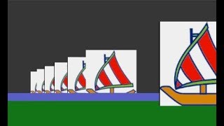 Obstruction on a flat plane, tested using 3ds Max