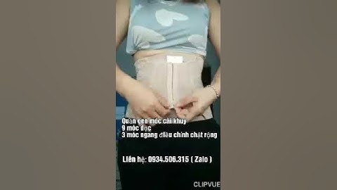 Quần gen nịt bụng cài khuy cạp cao chống cuộn