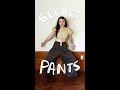 An ode to secret pants shorts