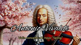 Vivaldi, Violin Concerto "Spring"🎼🎶  Concentration on studies. Reading. Mental concentration.