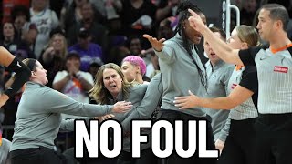 NBA Referees Defend the Controversial No Call Made by WNBA Officials