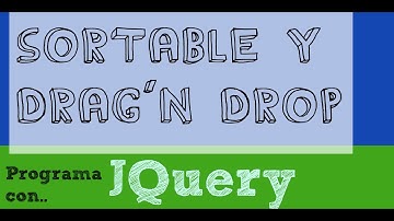 Reordenar Lista utilizando Drag and Drop con jquery ui Sortable (javascript)