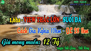 Clip #19-Thác đẹp gần QL 28 - TP Gia Nghĩa Đắk Nông - Hoàng Trang BĐS