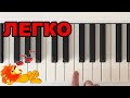 3 очень простые песни на пианино из мультфильмов. Как играть на пианино?