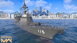 New Japanese Battlepass Destroyer Ship.. ofc its Free - JS Akizuki (DD-115) - Modern Warships