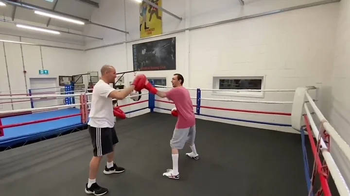 Boxing  with Richard Grigg Director of photography...