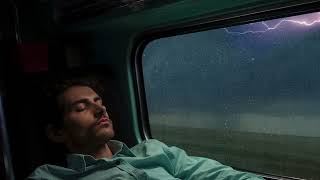 A train ride in the rain puts you into a deep sleep.