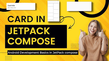 How to use Card in jetpack compose & its properties, Android Development Basics in Jetpack compose.