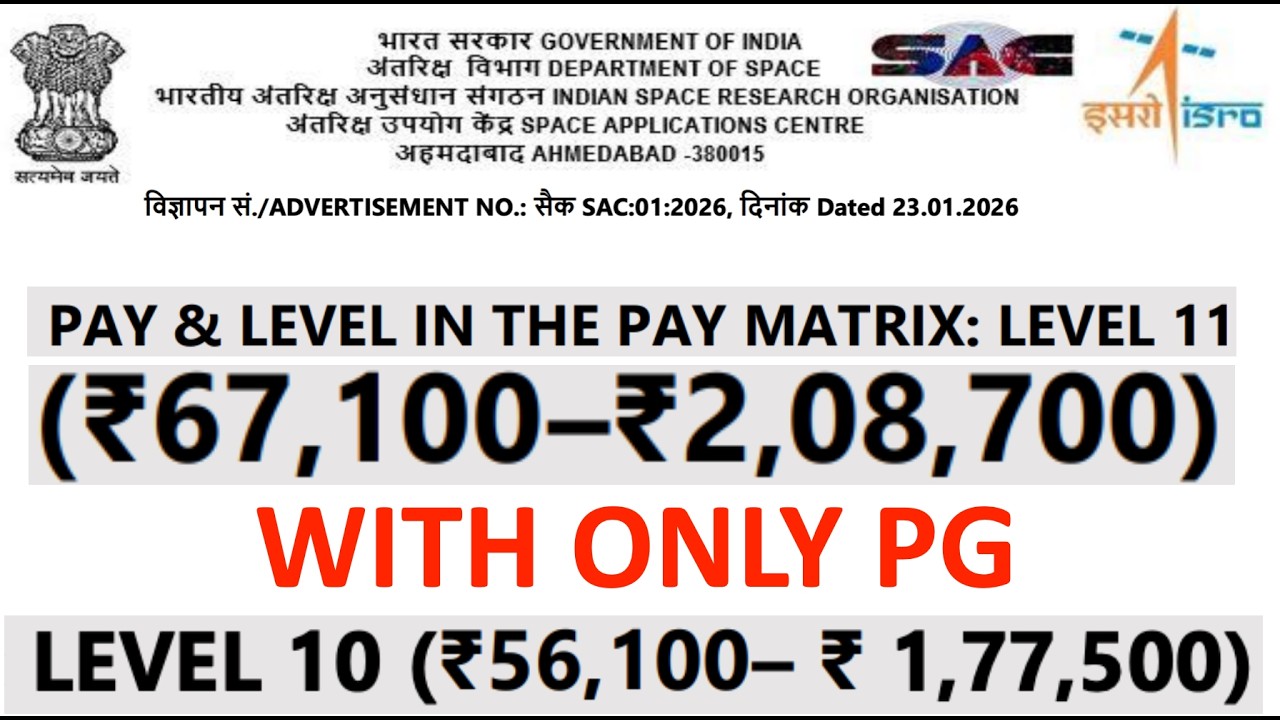 Золотая возможность | Получите 177 500 рупий в месяц, имея только диплом магистра | Набор на пост...