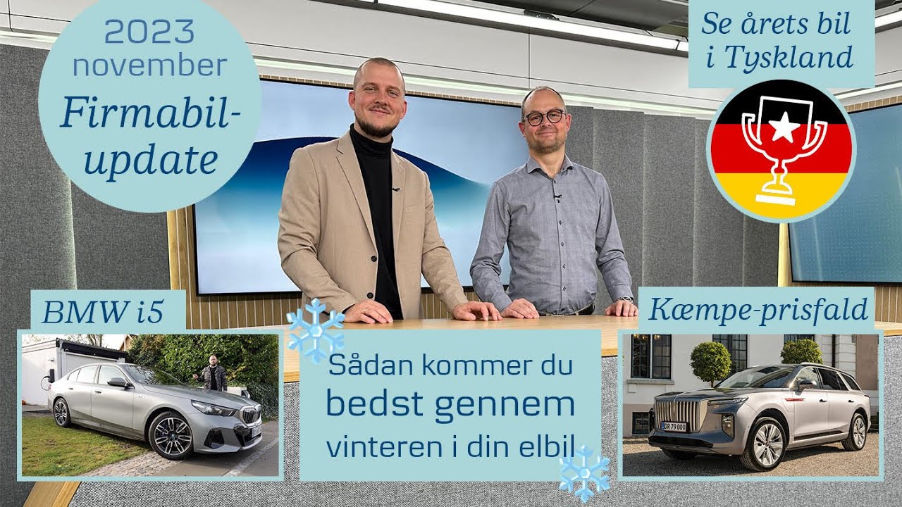Pris-chok på luksus-SUV 👀 Test af ny BMW i5 🤩 Se årets bil i Tyskland 🏆 Vinter-tips til elbil 🚙🥶