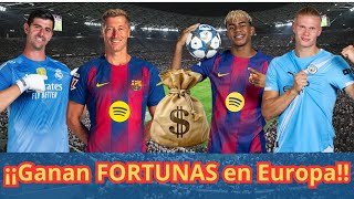 Los MILLONARIOS del futbol europeo Los sueldos que NADIE imagina