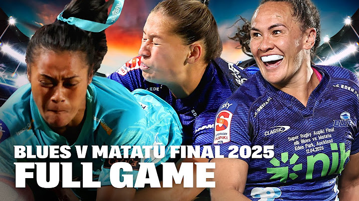 Blues Women v Matatū Aupiki Final 2025 | RED CARD + an EPIC COMEBACK  🤯