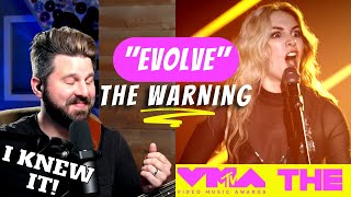 Almost fell out of my CHAIR! Bass Teacher REACTS to The Warning - “EVOLVE" | 2023 VMAs