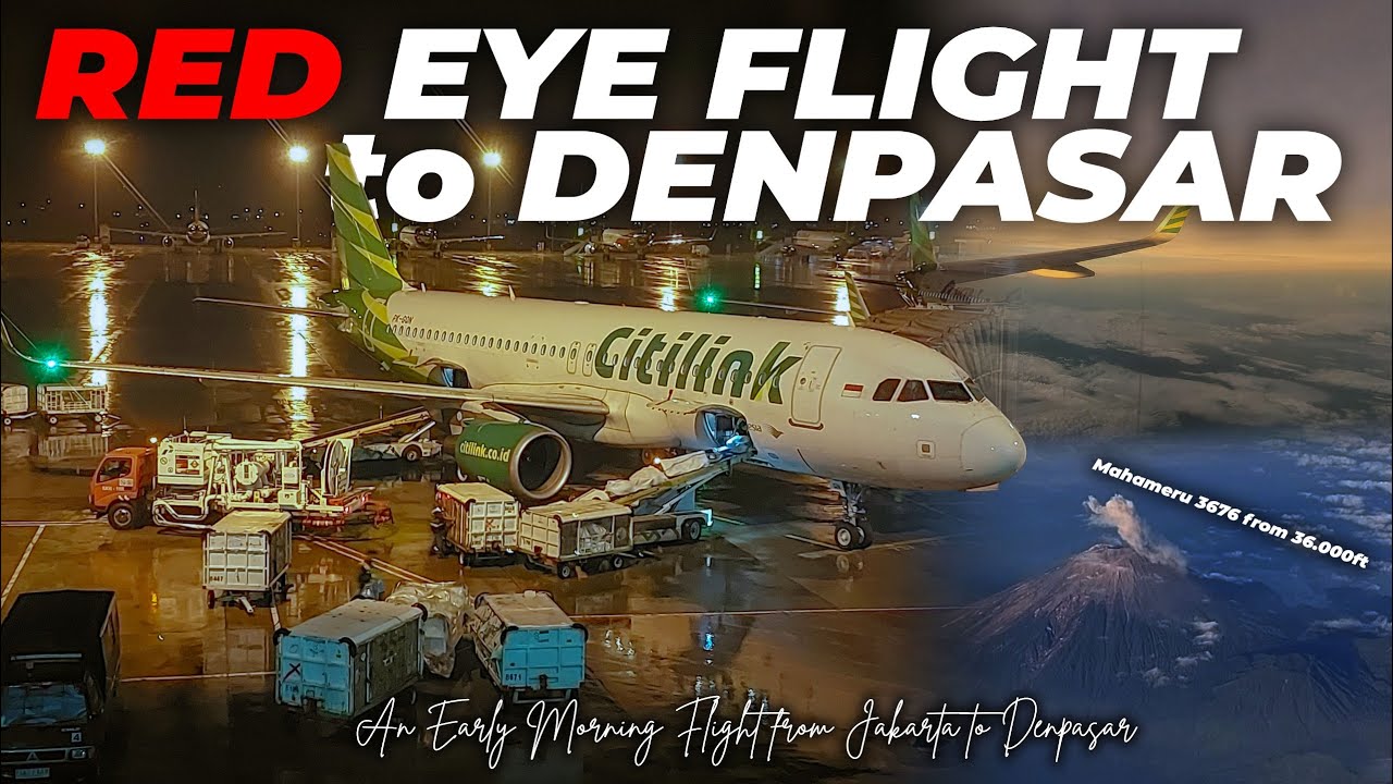 MAHAMERU FROM ABOVE! Enjoy Beutifull Morning Flight with Citilink Jakarta to Denpasar