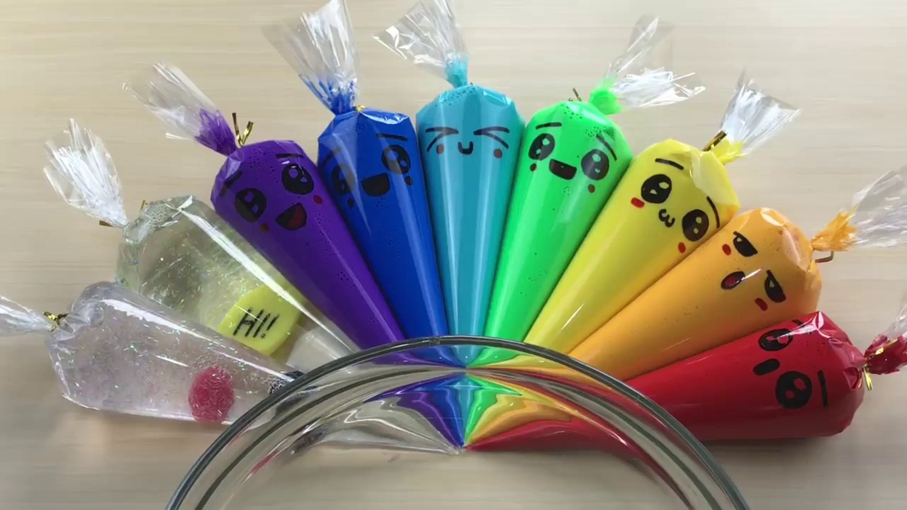 Making Slime With Funny Piping Bags Original Slime, ASMR Slime YouTube