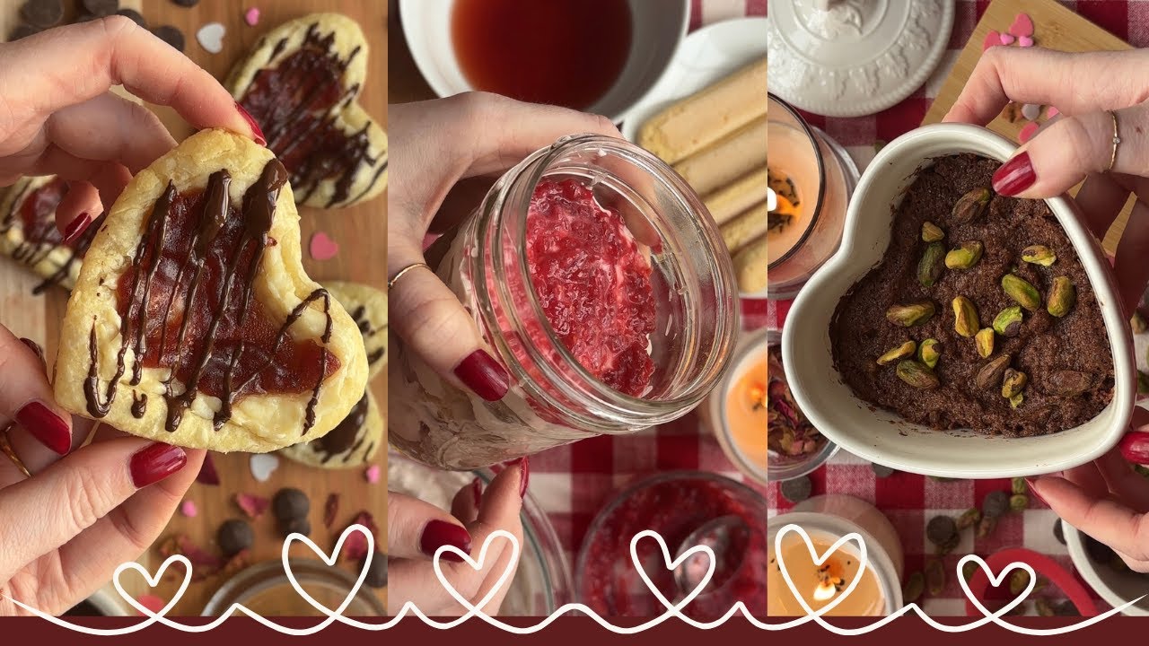 ASMR | Baking Easy Valentine's Day Desserts for You ♥️ 🥀 (close whispered voiceover)