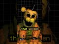 Why Doesn't Golden Freddy Move? #fnaf #fivenightsatfreddys