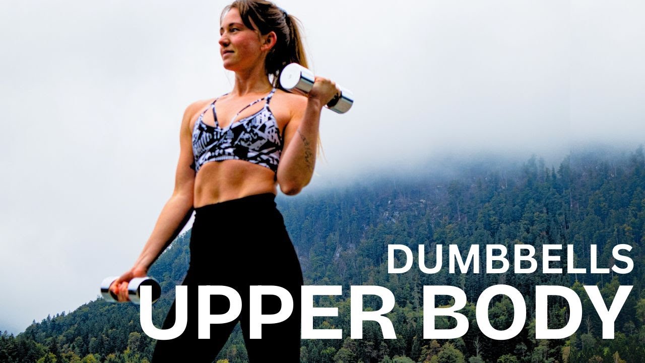 15 MIN Upper Body Dumbbell Workout | Build Shoulder, Arms & Core Gains ...
