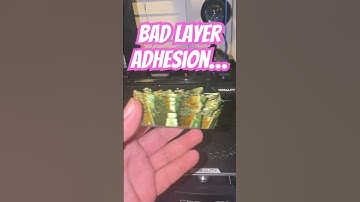 You ever have bad layer adhesion on your 3d prints?