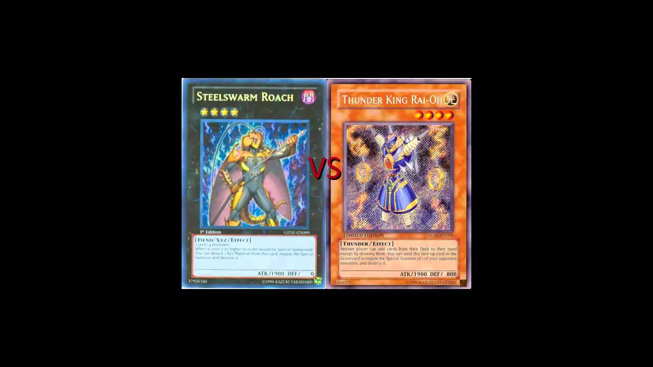 Steelswarm Roach vs. Thunder King Rai-Oh