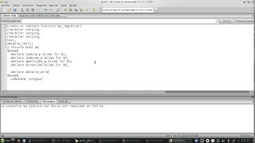Como realizar funciones en postgreSQL con parametros Arrays