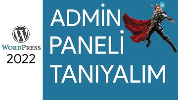 WordPress Eğitim Seti - Admin Panelini Tanıyalım - 1
