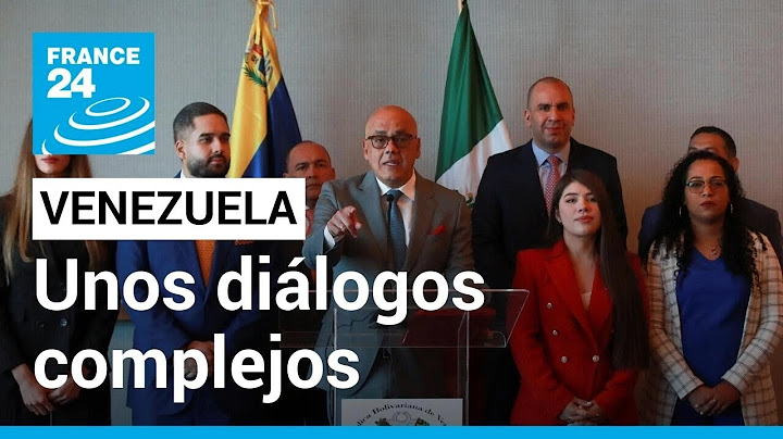 Diálogos entre Gobierno y oposición en Venezuela: ¿pronta salida a la crisis? • FRANCE 24