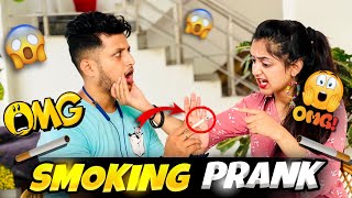 I Pranked Her With Cigarettes 🚬 😰 @megha_chaubeshorts