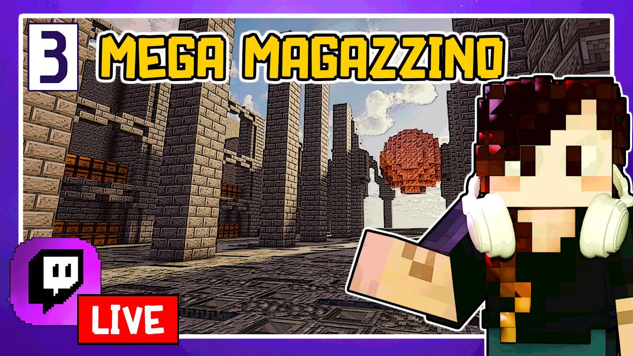 Buildiamo il progetto del MEGA MAGAZZINO | Minecraft ITA Let's play Survival