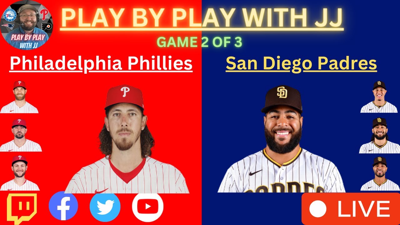 Philadelphia Phillies San Diego Padres LIVE PLAY-BY-PLAY (09-05-23) # phillies #padres #mlb