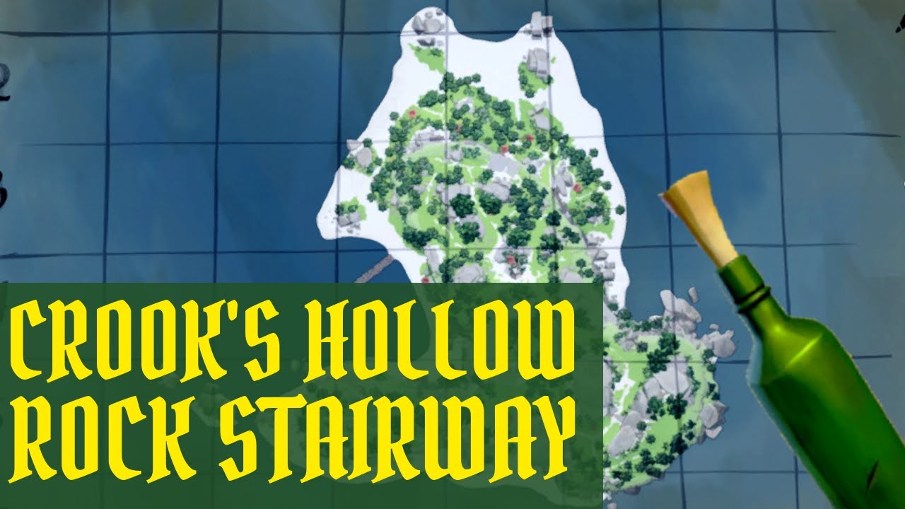 Crook's hollow rock stairway in the high cavern Sea of Thieves YouTube