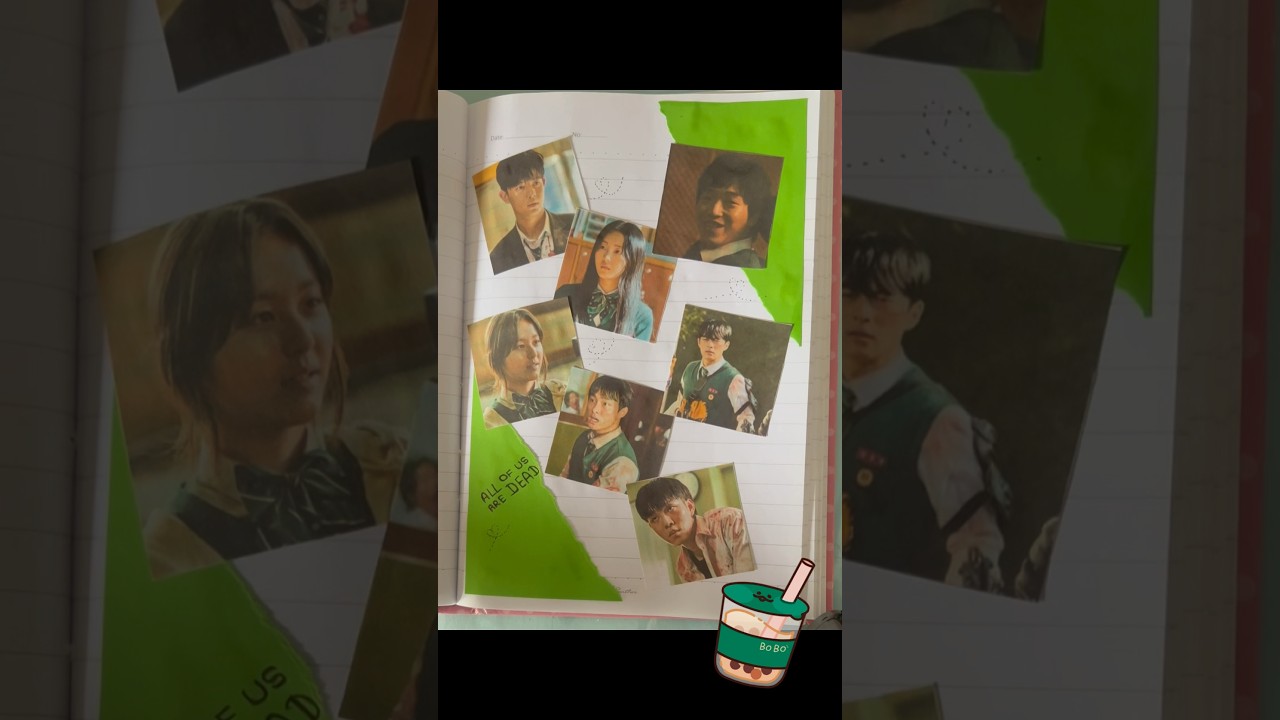 ‘All of us are dead’ journal ideas for Kdrama lovers 💚💫 