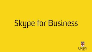 Using Skype for Business - Mac