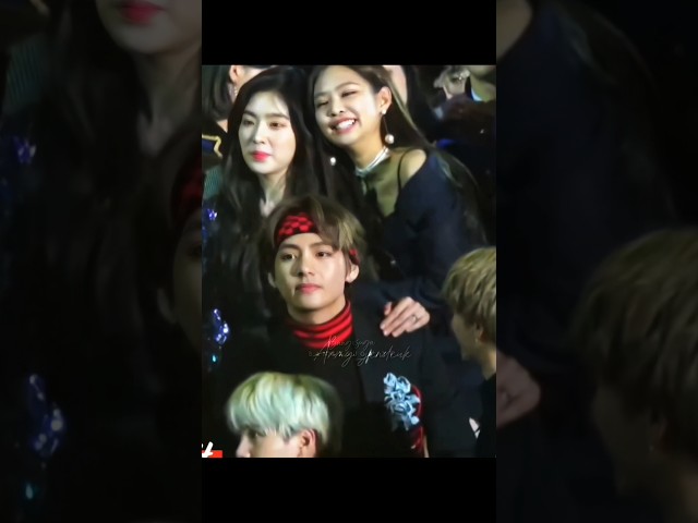 Tae × blackpink Jennie — Iconic Duo ✨ #bts #kpop #taehyung #jennie #shorts #viral