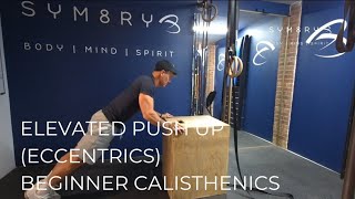 Build Upper Body Control | Eccentric elevated Push-Up (Beginner Calisthenics #4)