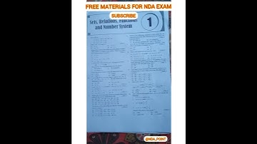 SETS RELATION FUNCTION PYQ NDA MATH | FREE PDF OF DISHA  BOOK PYQ NDA EXAM |🔥🔥