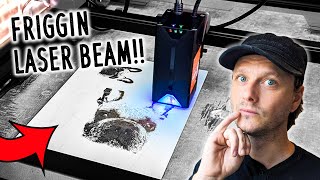 First Time Laser Engraving - AlgoLaser Alpha - Easy & Fun!