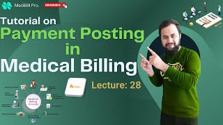 Payment Posting Process in Medical Billing Software | Practical Training | Lecture 28 | Urdu/Hindi screenshot 3