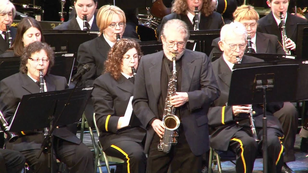 Rudy Wiedoeft: Valse Manzanetta & Saxophobia, Ted Hegvik, Saxophone with New Holland Band