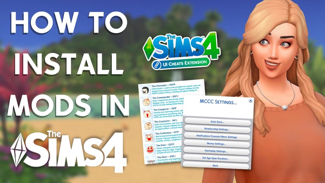 How To Install Mods For The Sims 4 Youtube - Reverasite