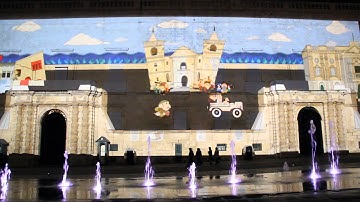 Valletta 2018 Projection Mapping - MCAST