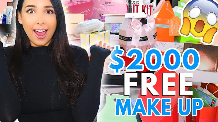 Unboxing $2000 Worth Of FREE MAKEUP YOUTUBERS Get 💄🤑 - HUGE Haul | Mar