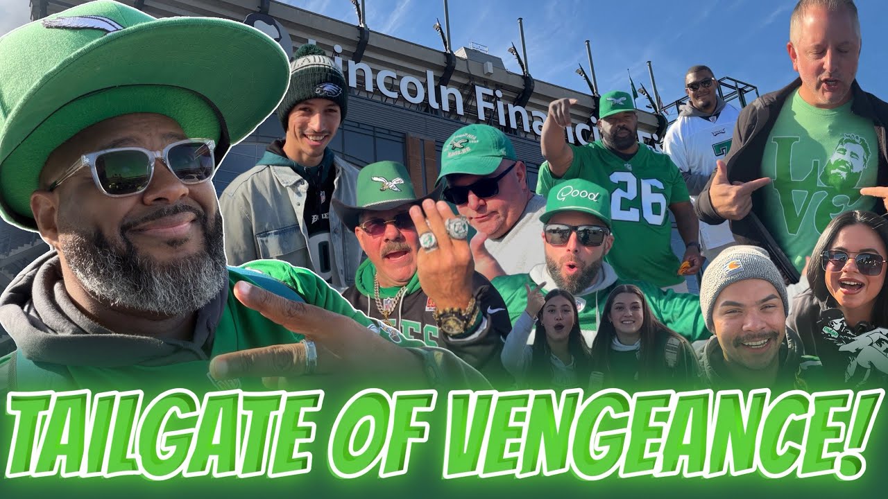 TAILGATE OF VENGEANCE! |  Eagles Fans Show Up And Show Out At The Linc For The Giants Game!