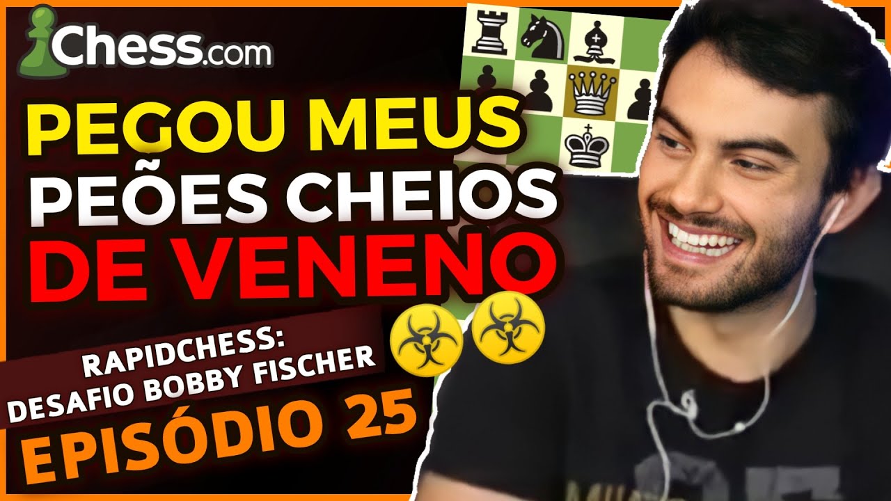 Entreguei meus peões de graça? - Desafio Rapidchess Bobby Fischer (Ep25) 