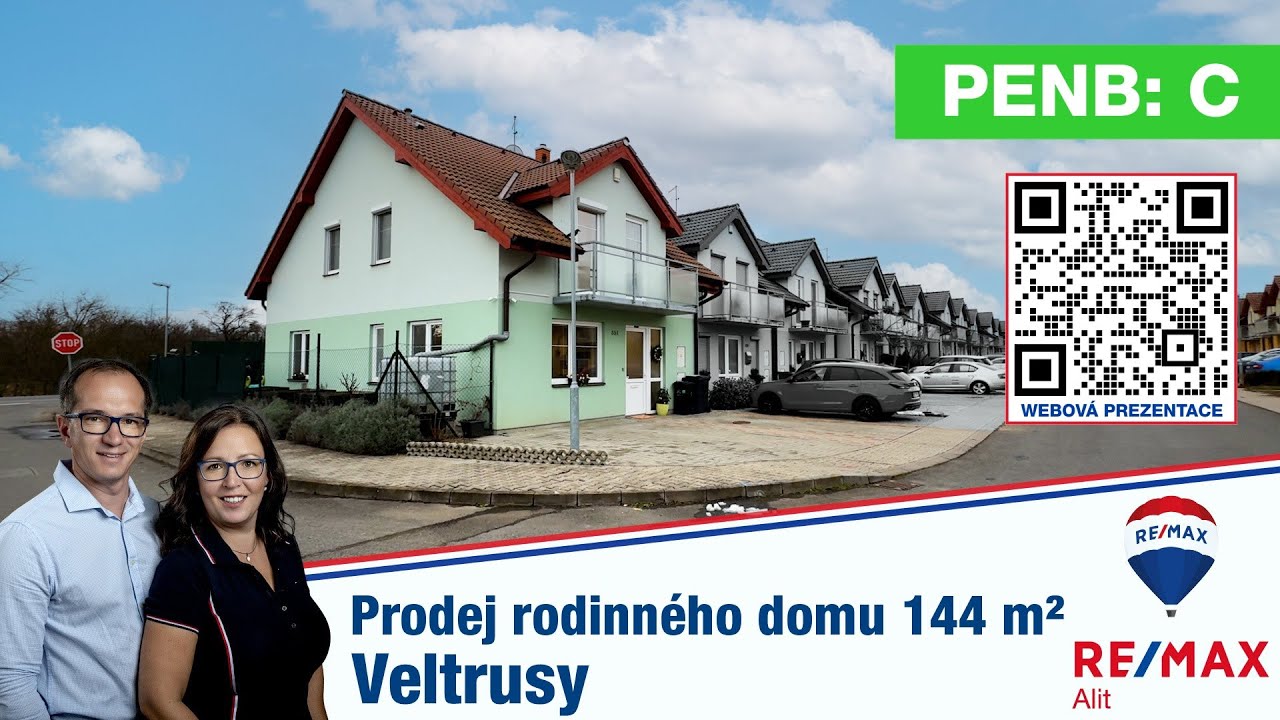 Prodej rodinného domu 144 m²  ve Veltrusích, RE/MAX Alit, Iveta Bydžovská