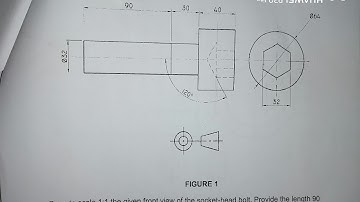 V-Screw Thread/Engineering Drawing N2