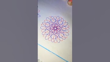 Dushto Kukil 💥 | Geometric Spirograph Art | #shorts #Atik_Mia_official