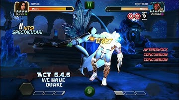 Best Way To Use Quake | Act 5.4.5 Mephisto - Marvel Contest of Champions