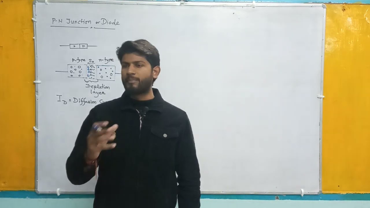 Depletion Layer & Diffusion Current | PN Junction Basics | Semiconductor Physics