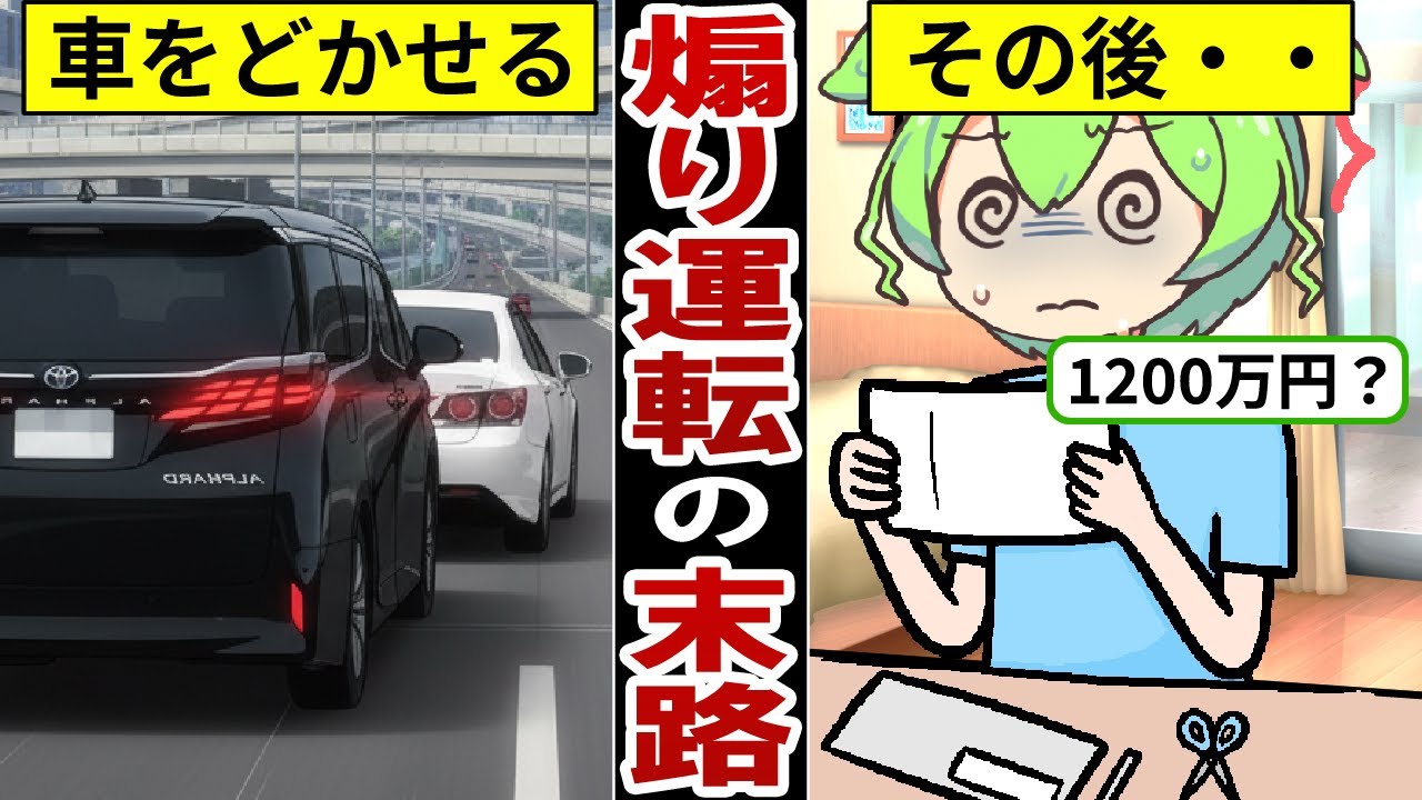 【実話】煽り運転の末路…高速道路でイキリ散らかす迷惑ドライバーの実態【ずんだもん｜あおり運転｜任意保険｜買い替え｜ドラレコ】